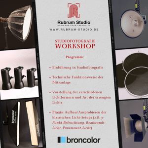 Studiofotografie Fotokurs im Rubrum Studio Bild 2