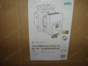Wilo Hocheffizienzpumpe Typ: Yonos MAXO plus 40   0,5 - 12