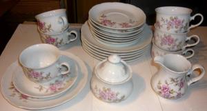 Porzellan Kaffeegeschirr 20 tlg. Mitterteich Bavaria