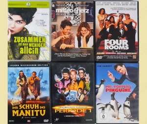 6-DVD-Paket - Komödien, Romantik, Sammlung, Konvolut