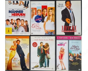 6-DVD-Paket - Liebeskomödien, Sammlung, Konvolut