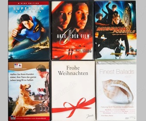 6-DVD-Paket, Mix, Sammlung, Konvolut
