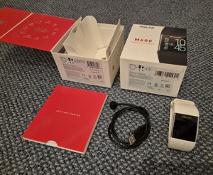 "POLAR-UHR M600" - weiss, Sportuhr, Fitness Tracker, SmartWatch