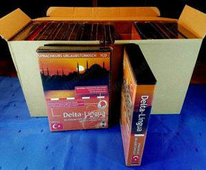 1 Karton, 13 CD's + Buch, Sprachkurs Urlaubstürkisch, Trödelmarkt, Flohmarkt, OVP
