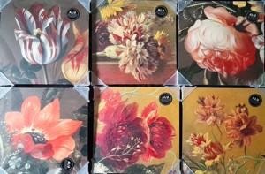6 Bilder, verschiedene Motive, je 20 x 20 cm, Trödel, Flohmarkt 