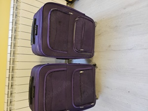 2 Koffer, Textil, gebraucht 5 Jahre alt