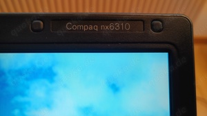 Retro 2006: HP Compaq nx6310 schwarz, Zustand gut, voll funktionsfähig Bild 4