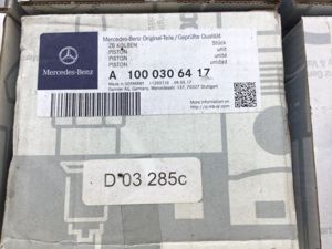 Mercedes W 109 300 SEL 6,3, W100, org.Mahle, 8 Kolben 100 030 3017 M100 Rarität