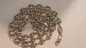 Marina Muster kette in silber vergoldet 14 kt