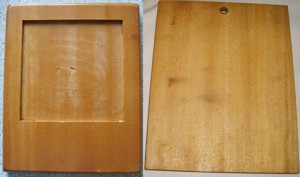 Z Wandtafel Wandplatte Holzschild für Ehrenplatte oder Spiegel   Foto 26X21 ungenutzt neuwertig  