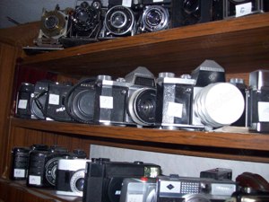 Diverse Fotogeräte, viel "Alte"