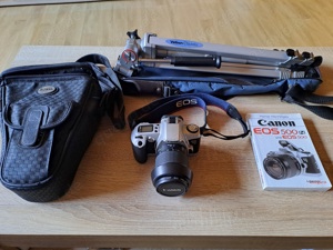 Canon EOS 500N - Spiegelreflexkamera mit Zubehör
