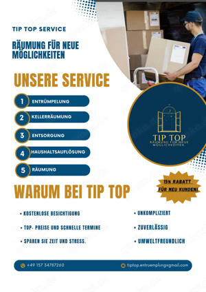 Entrümplung | Entsorgen | Haushaltauflösung 