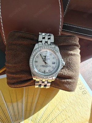 Breitling Galactic 32, Diamanten, WIE NEU Bild 2