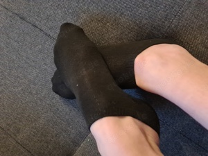 Socken getragene Socken  Bild 2