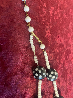Vintage Halskette mit Perlen, Western Germany, gepunktet Bild 3