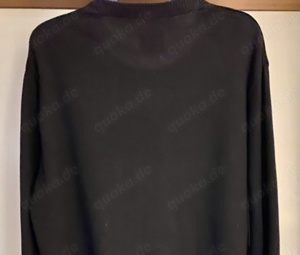 TOM TAILOR Herren Strick Pullover L-XL BW 56,5 Schwarz Streifen Bild 6