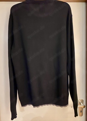 TOM TAILOR Herren Strick Pullover L-XL BW 56,5 Schwarz Streifen Bild 8