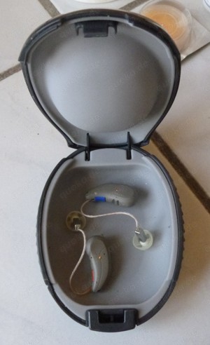Siemens Pure 3px Hörgeräte 2 Stück Starter Set Anleitung Behälter Batterien Dose Bild 2