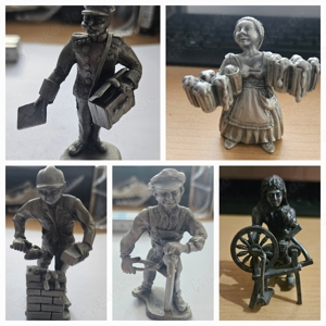 Sammlung Zinn-Figuren Handwerker Max & Moritz Spitzweg  Bild 5