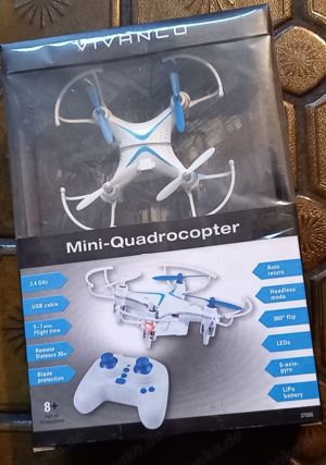 VIVANCO - Mini-Quadrocopter mit eingebautem Rotorblattschutz