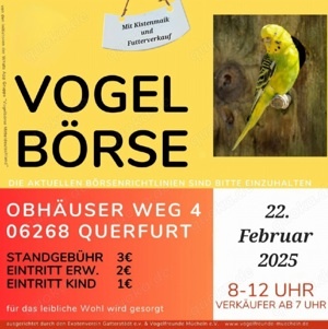 Vogelbörse Querfurt am 22.02.25