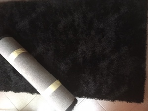 TEPPICHE mit Glitzereffekt 160 MAL 230 CM SCHWARZ Bild 5