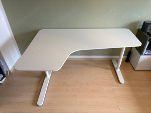 IKEA Eckschreibtisch BEKANT weiß