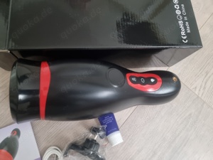 NEU OVP Elektrische Masturbator , Mundförmig Masturbieren für Männer Blowjob mit 9 Saugmodi Bild 2