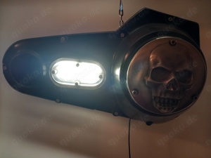 Vintage Lichtobjekt HARLEY
