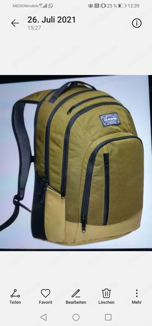 Dakine Rucksack Neu 