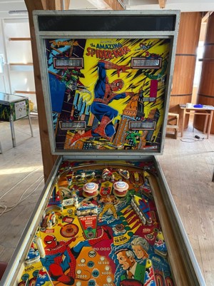 Gottlieb Flipper Pinball Spiderman zu verkaufen: 