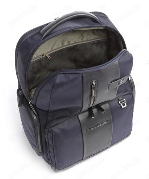 Rucksack Piquadro Brief 2 Laptop-Rucksack 15  Nylon dunkelblau Bild 3