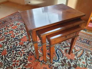 3-Satz Tisch Kirschbaum massiv