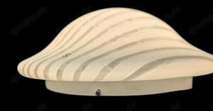 Zebralampe Peill & Putzler aus gestreiftem Opalglas UGR-1355685 70er