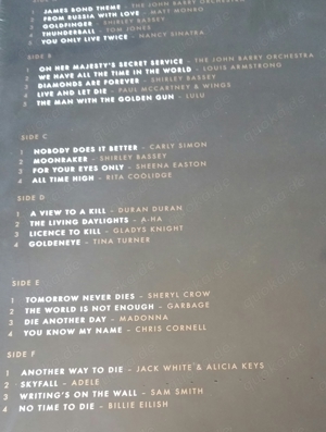 James Bond 007 Original Soundtrack 3 Fach Vinyl Neu Bild 2