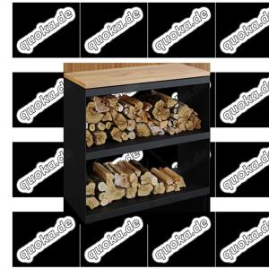 OFYR Wood Storage Black Dressoir