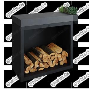 OFYR Butcher Block Storage 90 Black Keramik Dunkelgrau