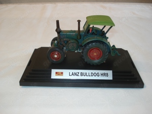 Siku Classic 4456 Lanz Bulldog  Traktor Modell in Acrylglasvitrine neuwerig unbespielt OVP 1:32 Bild 6