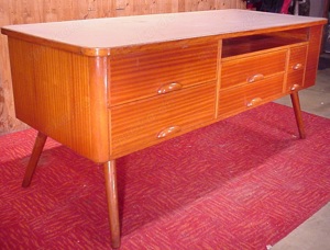 Design Mahagoni Theke Ladenschrank antike Möbel Verkaufstresen