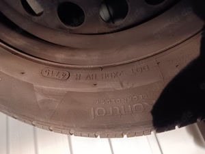 4 Sommerreifen auf Stahlfelgen für Golf 6