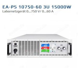 UNBENUTZT: EA-PS 10750-60 3U 15000W Labornetzgerät 0...750 V  0...60 A