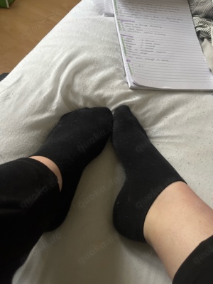 getragene Socken