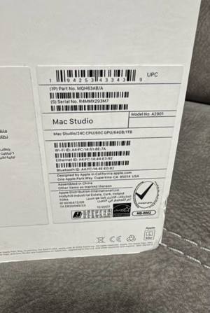 Apple mac studio m2 Ultra 64 1TB(A2901)