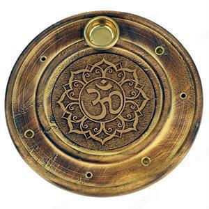 Räucherstäbchenhalter Ganesha   Om   Blume des Lebens