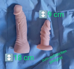 Umschnall-Doppeldildo , Silikon  double StrapOn , Set Bild 2