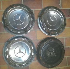 4 Radzierblenden MercedesBenz 14Zoll 4Stück Radkappe W109 W110 W114 W115 W123 W126 Bild 2