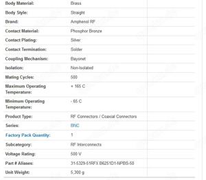 Amphenol RF  RFX Steckverbinder 450 Stück Bild 7