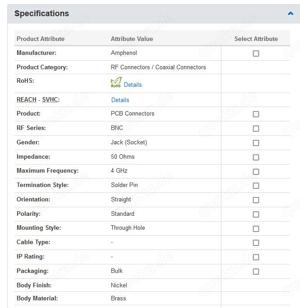 Amphenol RF  RFX Steckverbinder 450 Stück Bild 6
