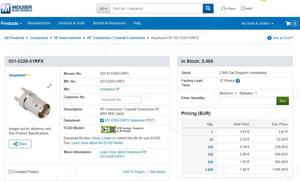 Amphenol RF  RFX Steckverbinder 450 Stück Bild 2